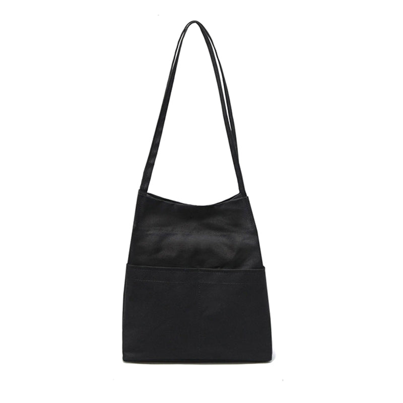 TasBagShop Large Capacity Canvas Bucket Shoulder Bag Tote Bag Pure Cotton Women Shoulder Bag Sling Bag High Quality