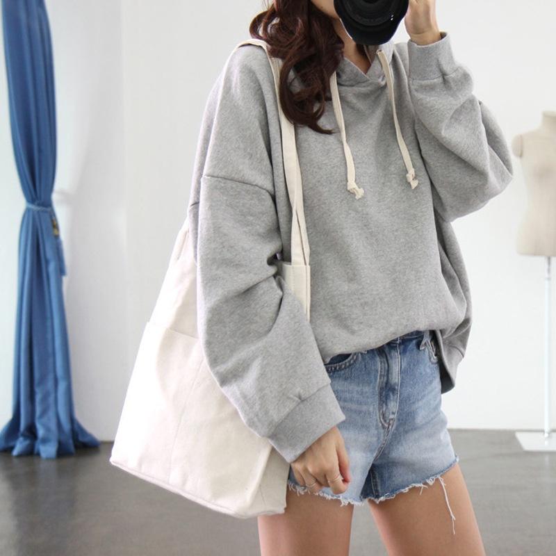 Large Thick Canvas Bucket Shoulder Bag Pure Thick Cotton Women Shoulder Bag Sling Bag Tote Bag