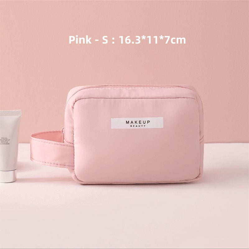 TasBagShop Korean Cosmetic Bag Women Travel Makeup Bag Make Up Organizer Multipurpose Storage Bag Travel Wash Pouch