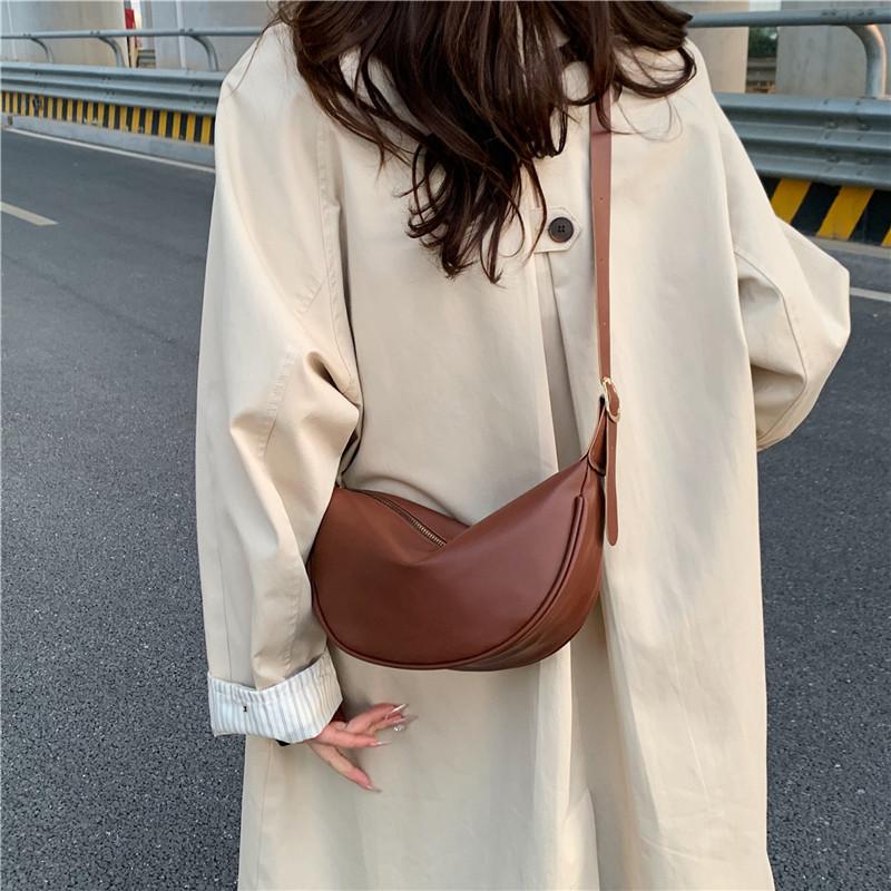 TasBagShop dumpling bag soft leather shoulder crossbody bag Crescent bag