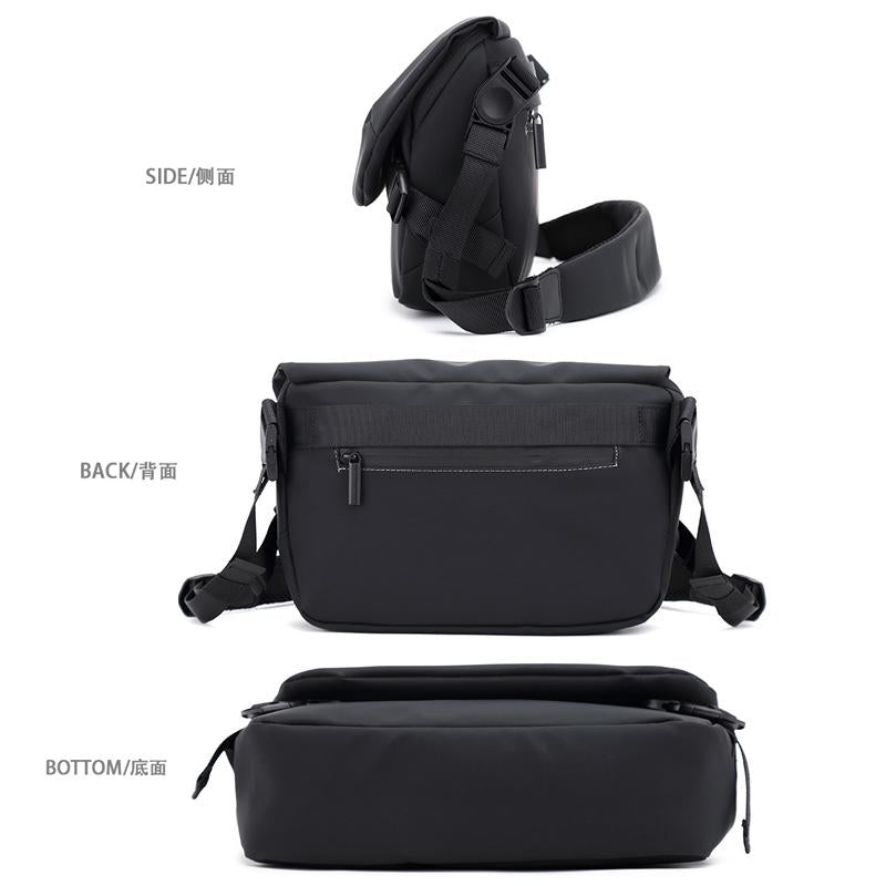 TasBagShop Japanese style men's shoulder bag/messenger bag Waterproof Men Sling Bag/Shoulder Bag with zipper