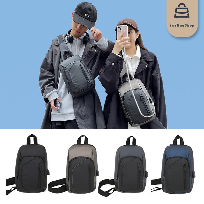 TasBagShop Waterproof Men Bag Multifunctional Bags Shoulder Messenger Bag Chest Bag