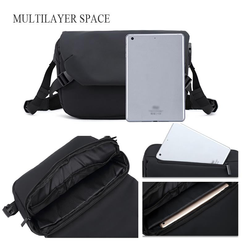 TasBagShop Japanese style men's shoulder bag/messenger bag Waterproof Men Sling Bag/Shoulder Bag with zipper