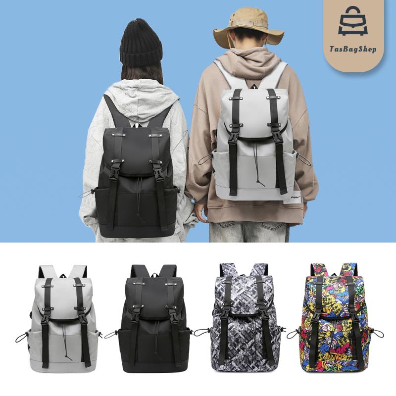 TasBagShop Student Backpack Casual School Bag Lightweight Travel Laptop Backpack Bookbag Water Resistant Unisex