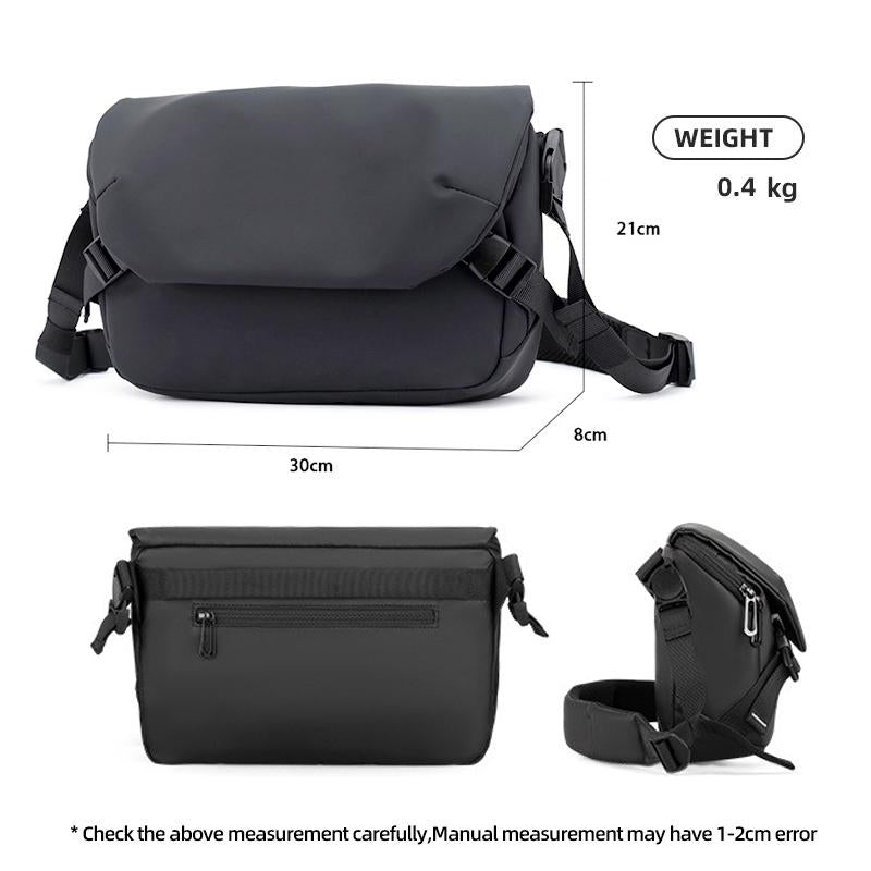 TasBagShop Japanese style men's shoulder bag/messenger bag Waterproof Men Sling Bag/Shoulder Bag with zipper