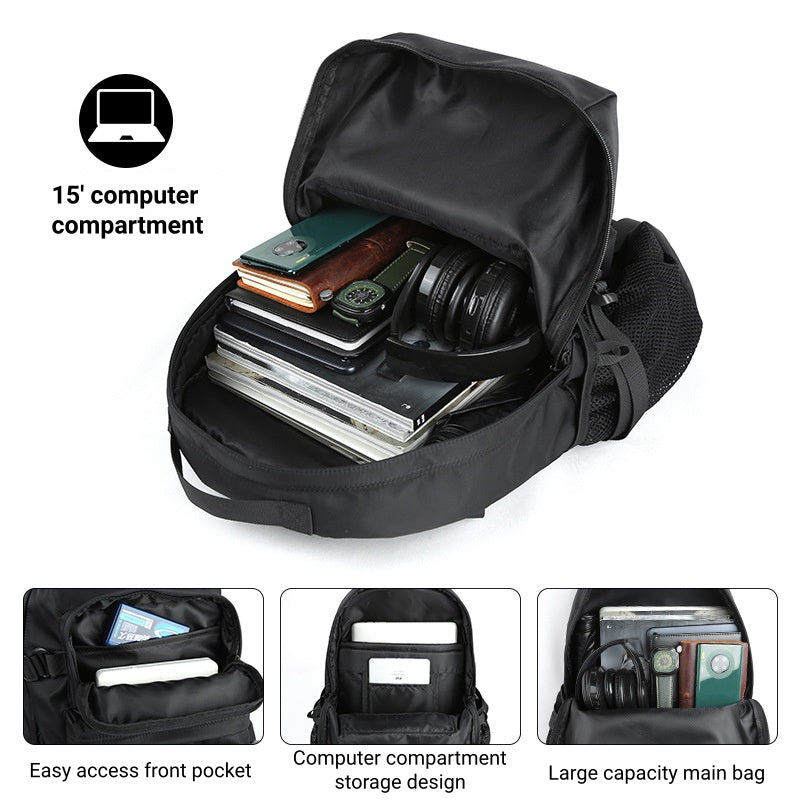 Japanese Trendy Backpack Men's Anti-theft Travel Backpack College Student School Bag Computer Bag