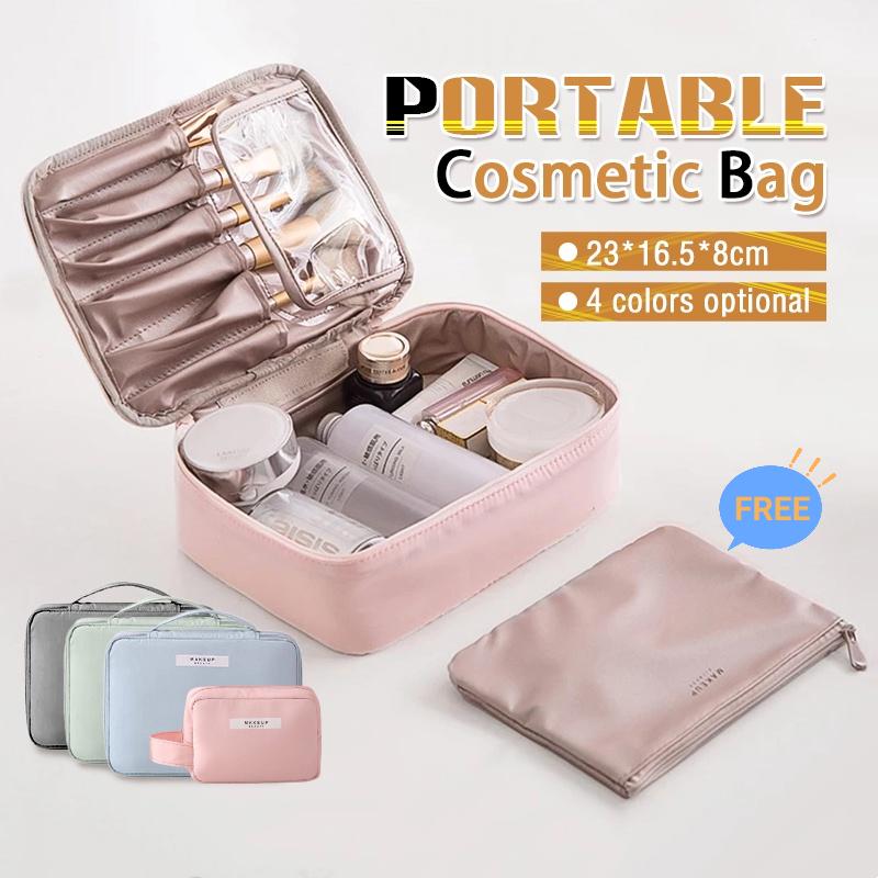 TasBagShop Korean Cosmetic Bag Women Travel Makeup Bag Make Up Organizer Multipurpose Storage Bag Travel Wash Pouch