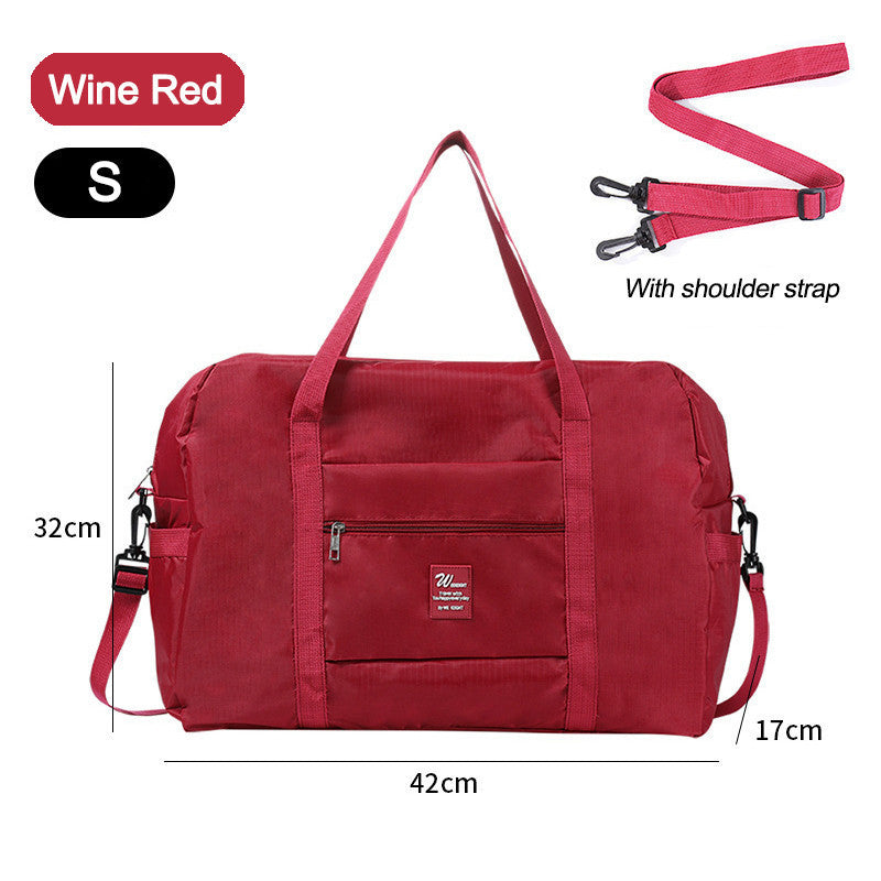 Travel Bag Hand Carry Large Capacity Travel Duffel Bag Trolley Luggage Bag Fitness Bag Clothes Storage Bag