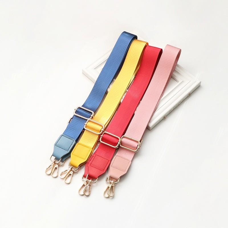 Adjustable Multi-color Nylon Bag Strap Messenger Shoulder Bag Strap Accessories Width 3.8cm