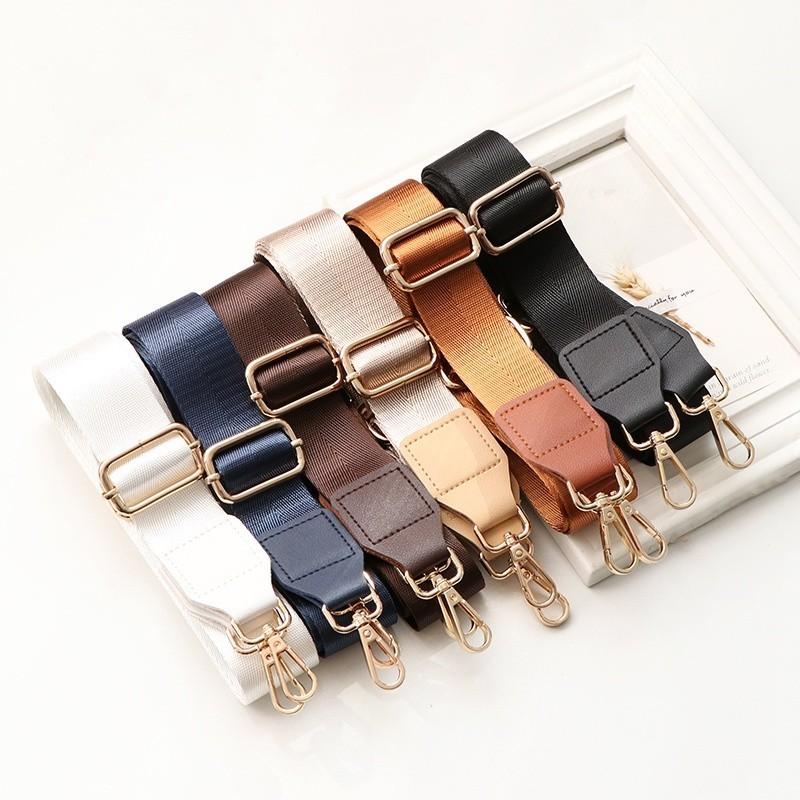 Adjustable Multi-color Nylon Bag Strap Messenger Shoulder Bag Strap Accessories Width 3.8cm