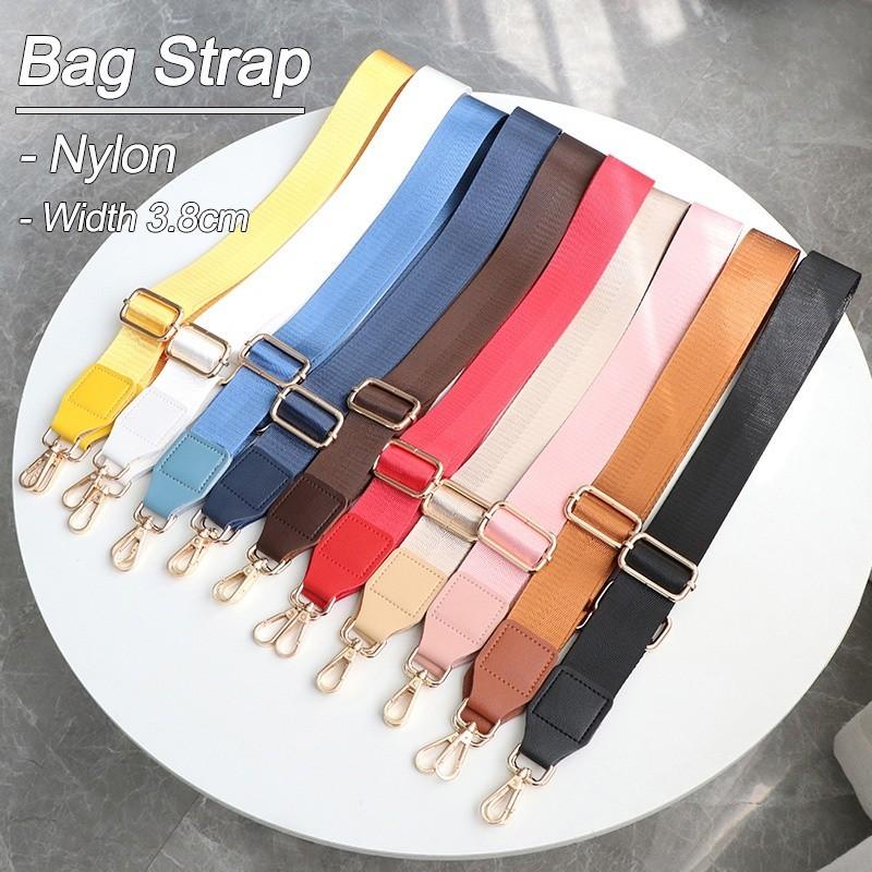 Adjustable Multi-color Nylon Bag Strap Messenger Shoulder Bag Strap Accessories Width 3.8cm