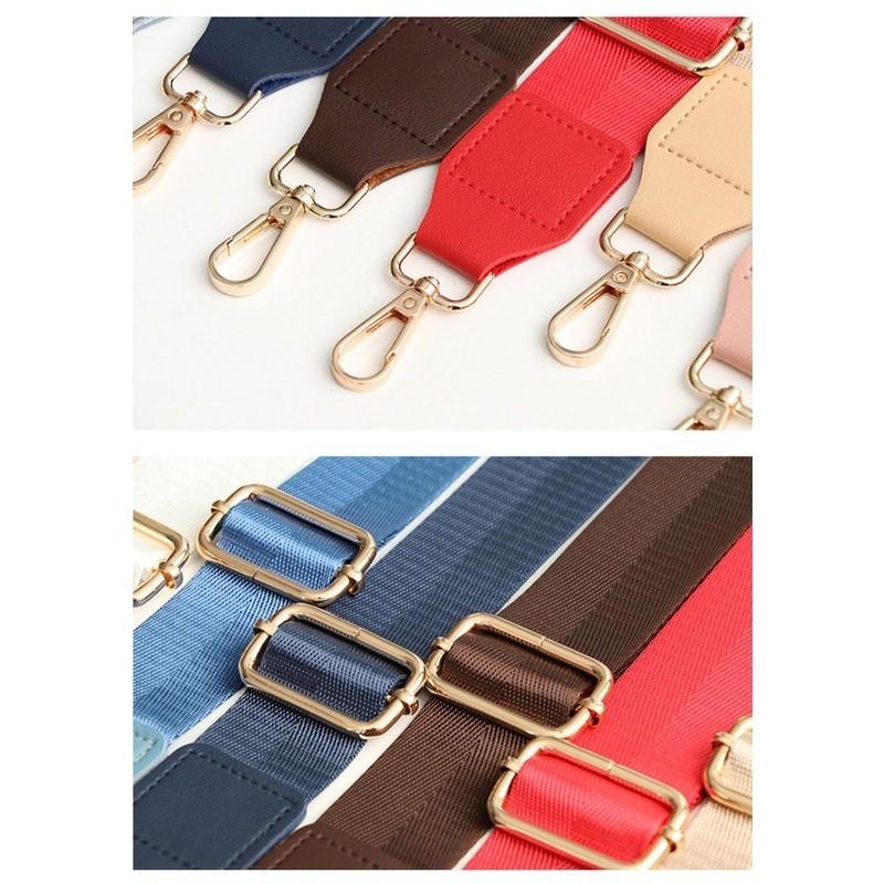 Adjustable Multi-color Nylon Bag Strap Messenger Shoulder Bag Strap Accessories Width 3.8cm