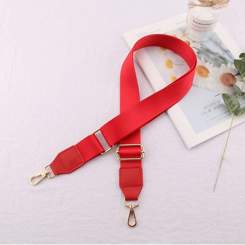 Adjustable Multi-color Nylon Bag Strap Messenger Shoulder Bag Strap Accessories Width 3.8cm