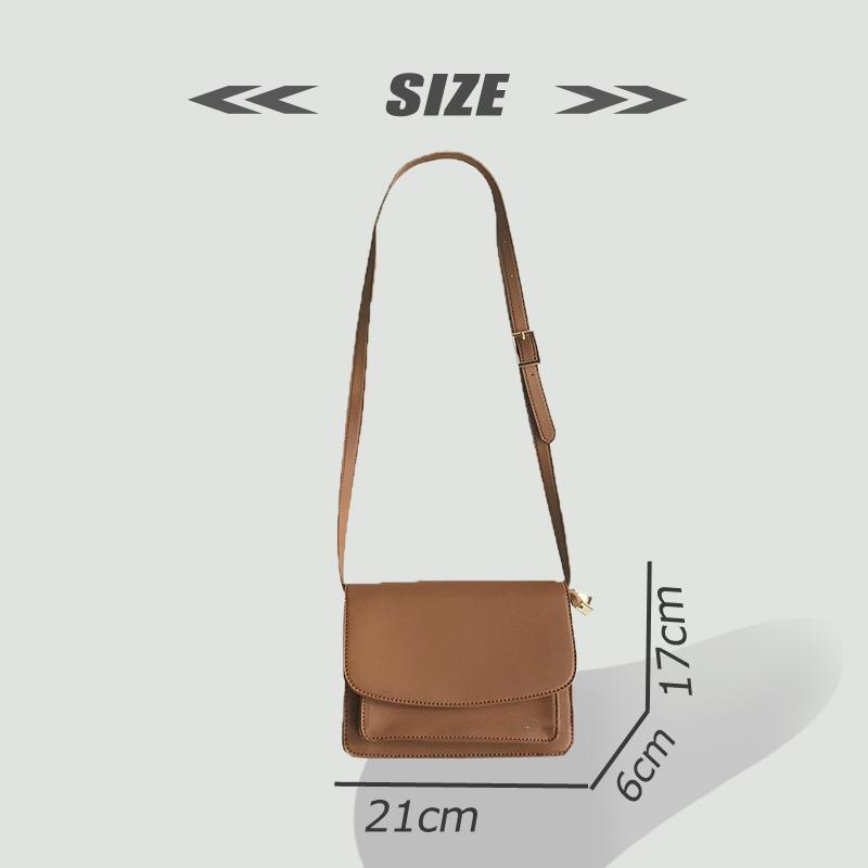 TasBagShop square bag for women Retro Simple Shoulder Bag Fashion Square Messenger Bag Shoulder Crossbody Bag For Women